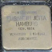 Struikelsteen voor Elisabeth Jetta Hamburg