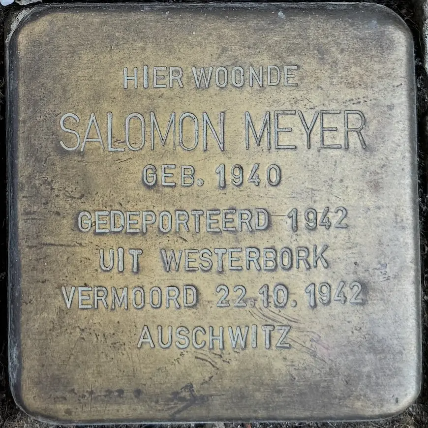 Struikelsteen voor Salomon Meyer