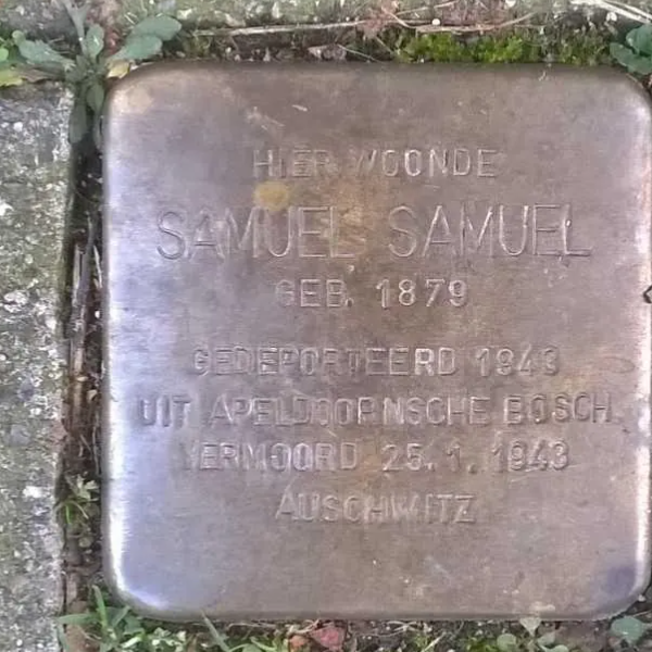 Struikelsteen voor Samuel Samuel