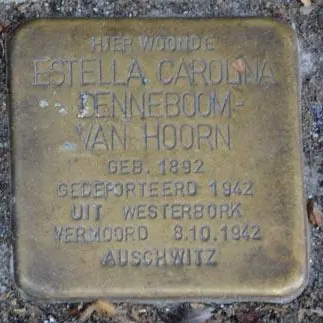 Struikelsteen voor Estella Carolina Denneboom-van Hoorn