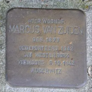 Struikelsteen voor Marcus van Zuiden