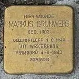 Struikelsteen voor Markus Grunwerg