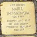 Struikelsteen voor Maria Trombkowsko