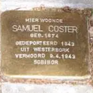 Struikelsteen voor Samuel Coster