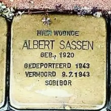 Struikelsteen voor Albert Sassen