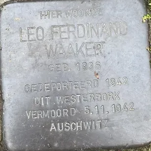 Struikelsteen voor Leo Ferdinand Waaker