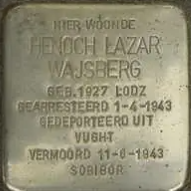 Struikelsteen voor Henoch Lazar Wajsberg