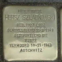 Struikelsteen voor Hersz Szladkowski
