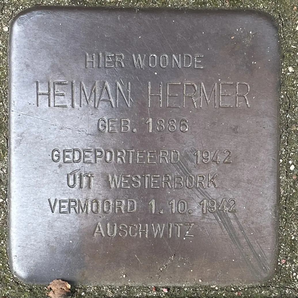 Struikelsteen voor Heiman Hermer