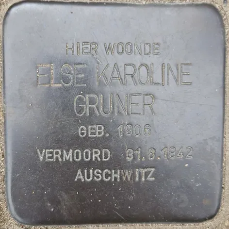 Struikelsteen voor Else Karoline Goldschmidt-Gruner