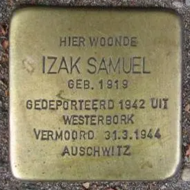 Struikelsteen voor Izak Samuel