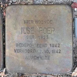 Struikelsteen voor Ilse Roer