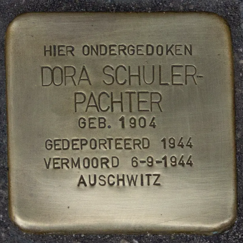 Struikelsteen voor Dora Schuler-Pachter