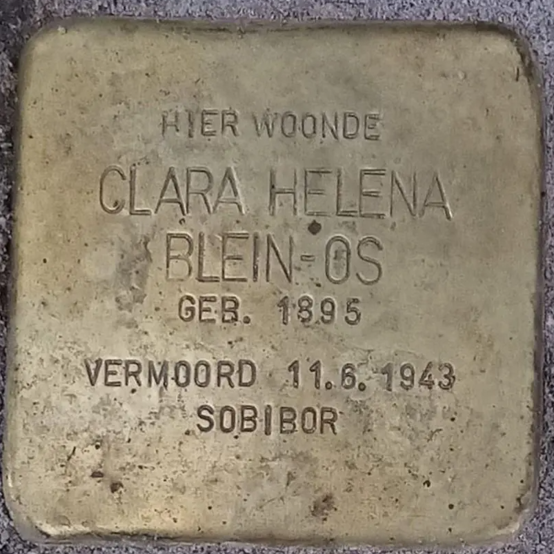 Struikelsteen voor Clara Helena Blein-Os