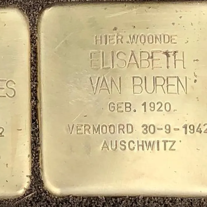 Struikelsteen voor Elisabeth van Buren