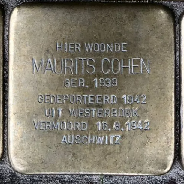 Struikelsteen voor Maurits Cohen