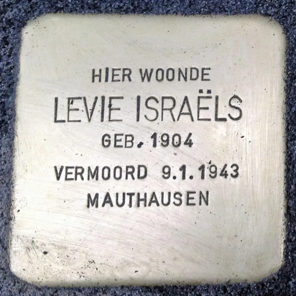 Struikelsteen voor Levie Israëls