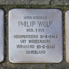 Struikelsteen voor Philip Wolf