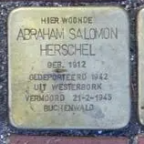 Struikelsteen voor Abraham Salomon Herschel