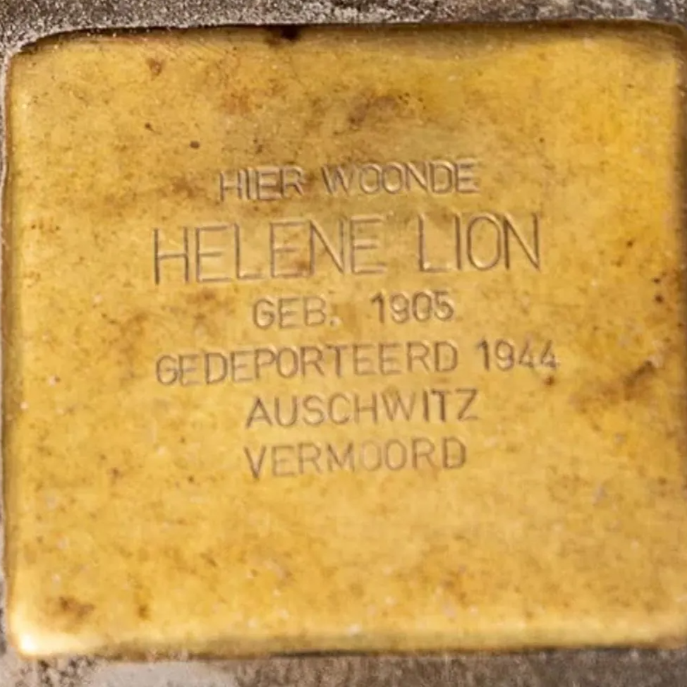 Struikelsteen voor Helene Lion