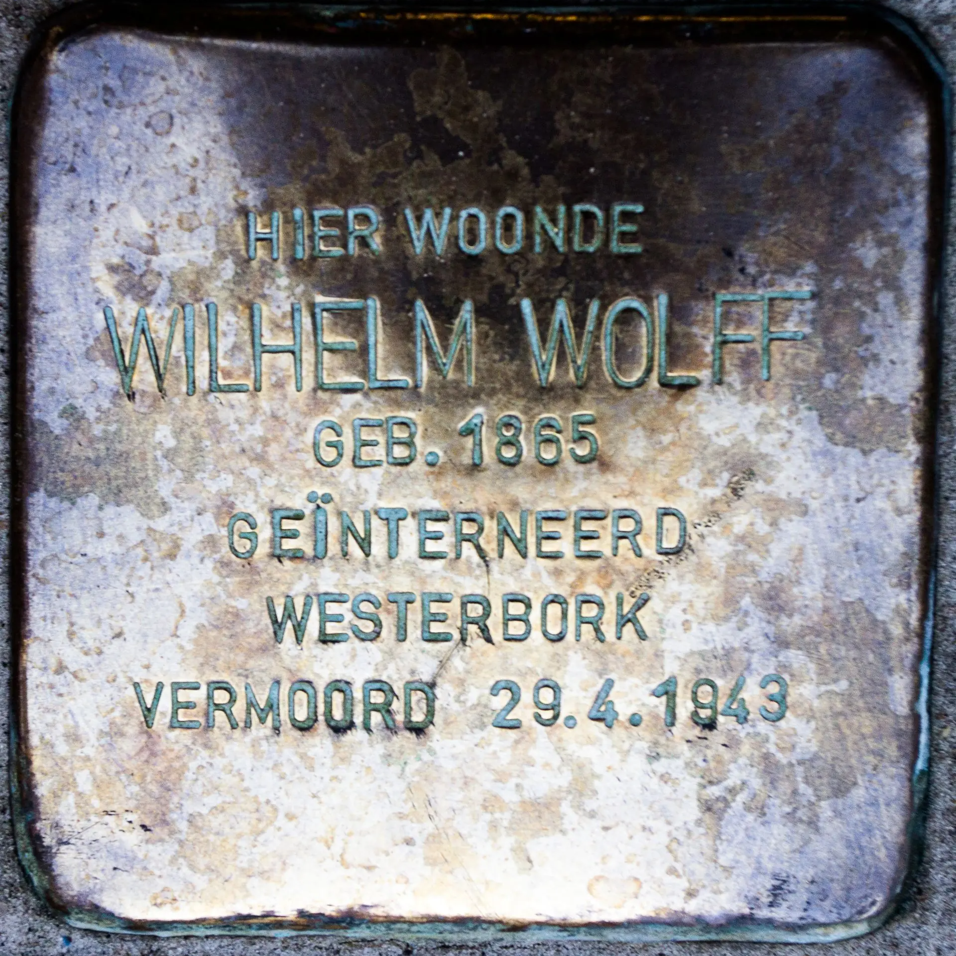 Struikelsteen voor Wilhelm Wolff