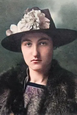 Portret van Anna Gertrud Gross-Sachs