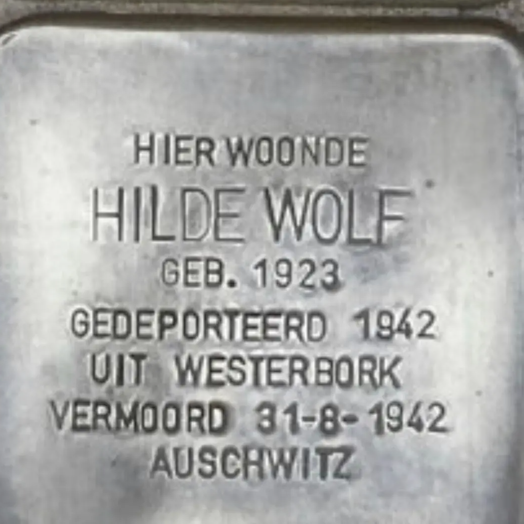 Struikelsteen voor Hilde Wolf