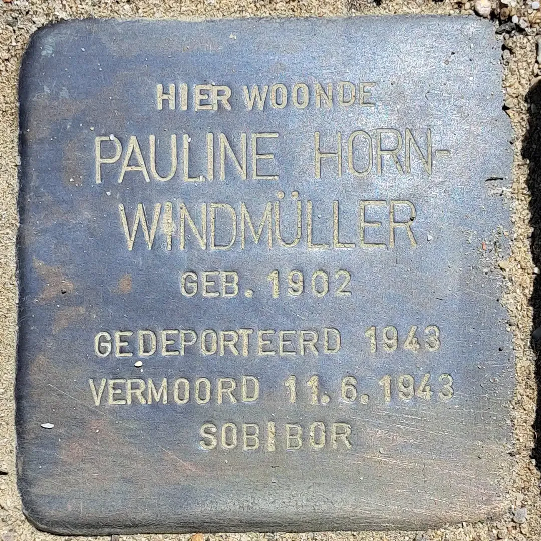Struikelsteen voor Pauline Horn-Windmüller
