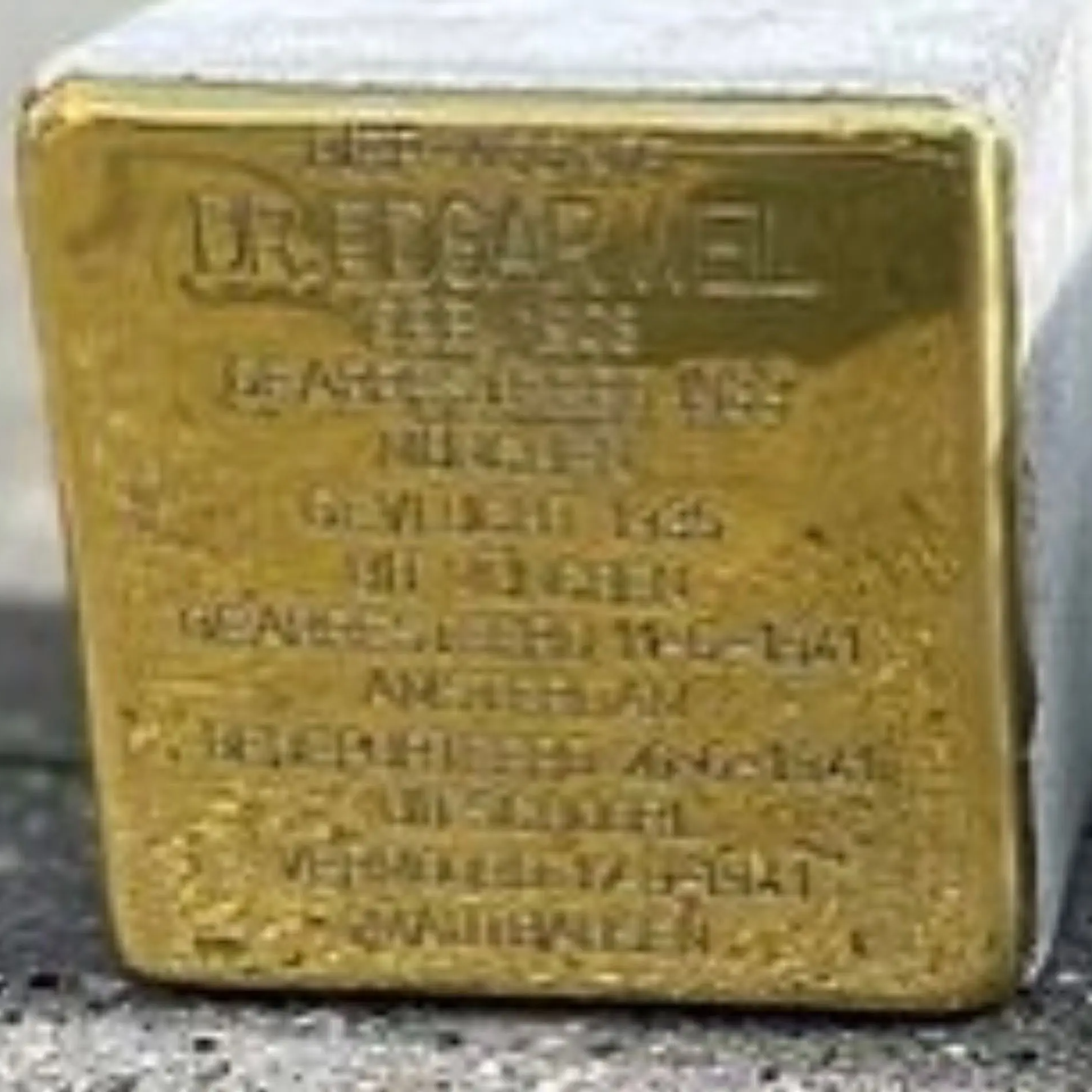 Struikelsteen voor Edgar Weil