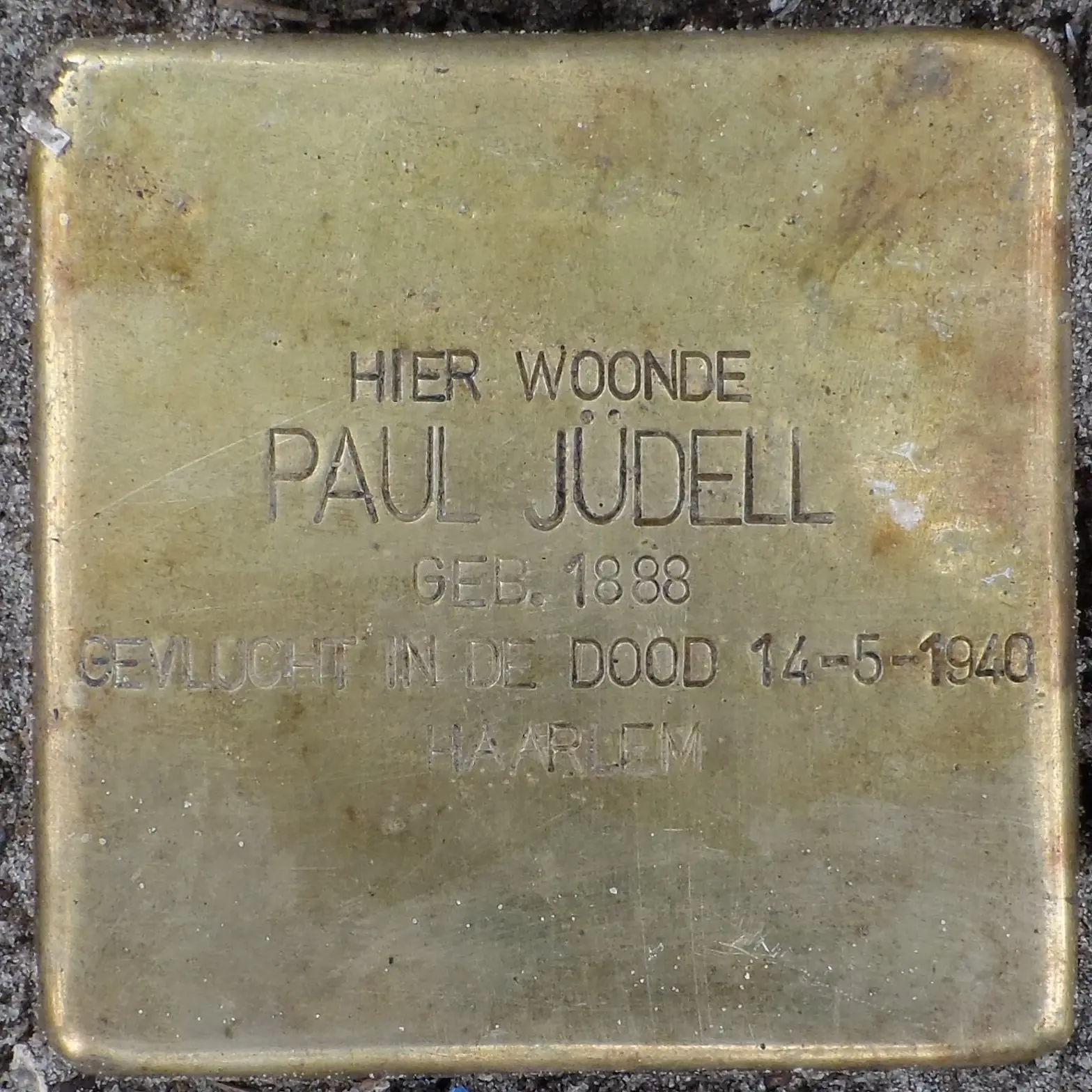 Struikelsteen voor Paul Jüdell