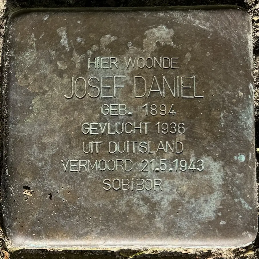Struikelsteen voor Josef Daniel
