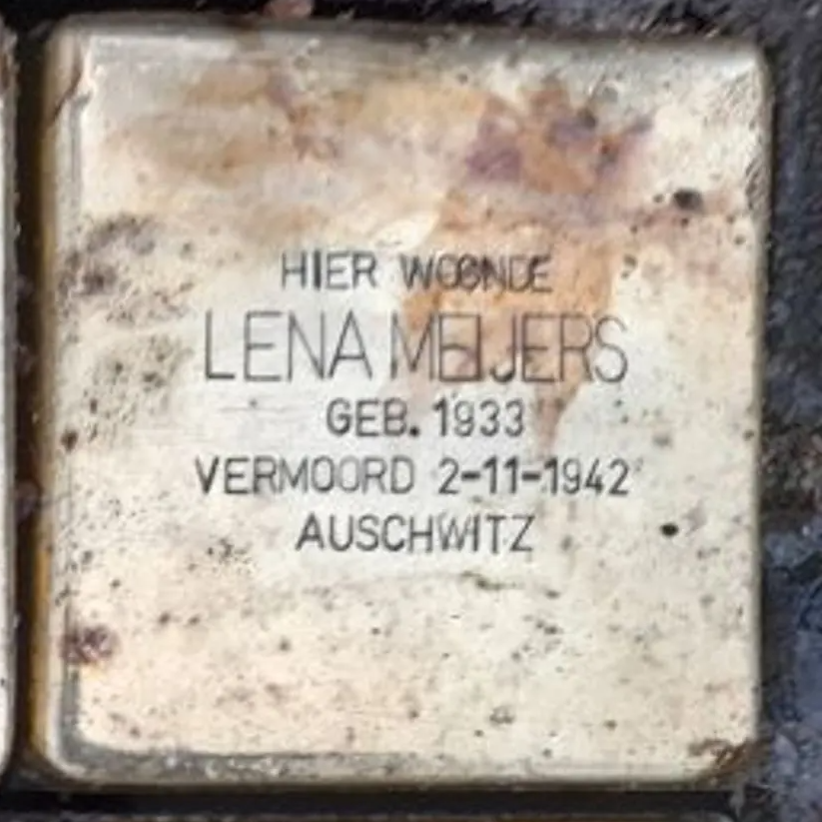 Struikelsteen voor Lena Meijers