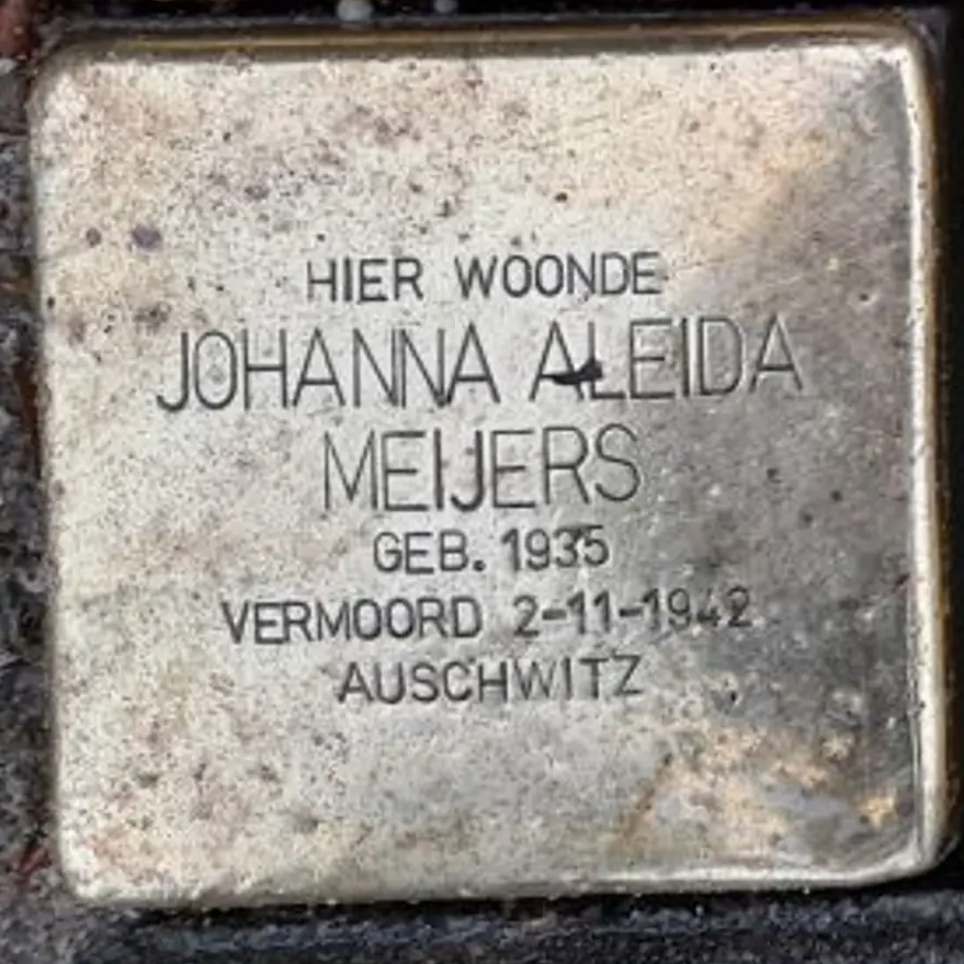 Struikelsteen voor Johanna Aleida Meijers