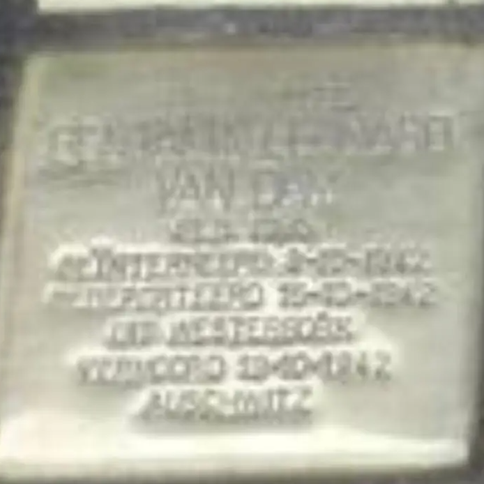 Struikelsteen voor Benjamin Leonard Emile van Dam