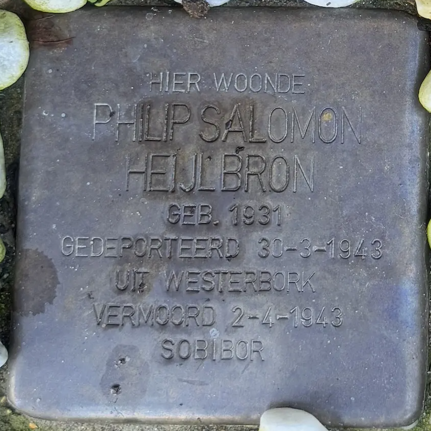 Struikelsteen voor Philip Salomon Heijlbron