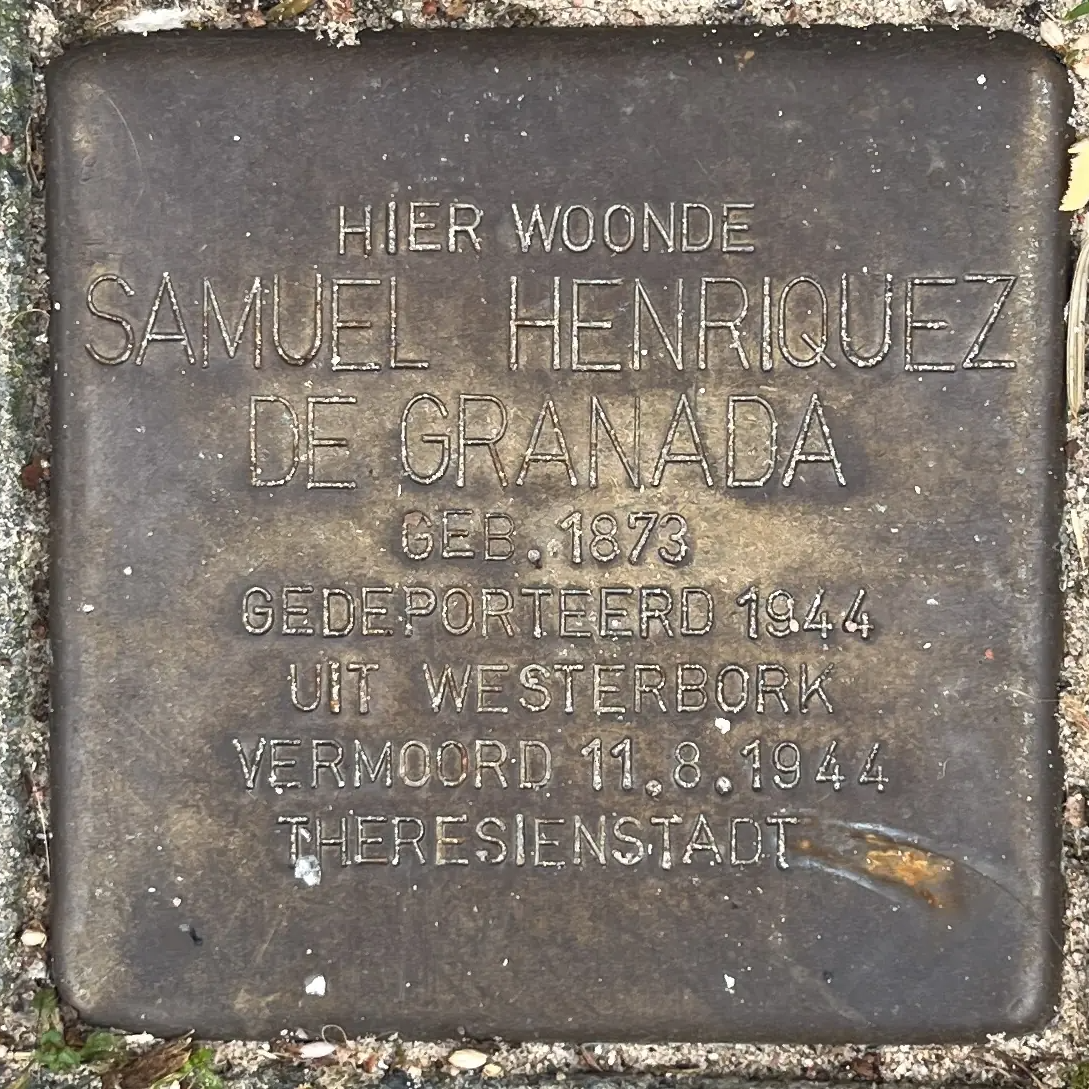 Struikelsteen voor Samuel Henriquez de Granada