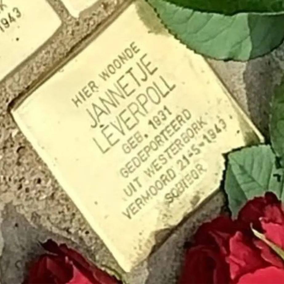 Struikelsteen voor Jannetje Leverpoll