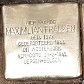 Struikelsteen voor Maximilian Louis Franken