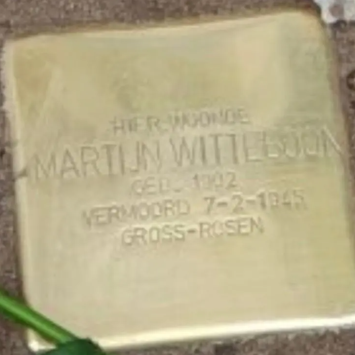 Struikelsteen voor Martijn Meijer Witteboon