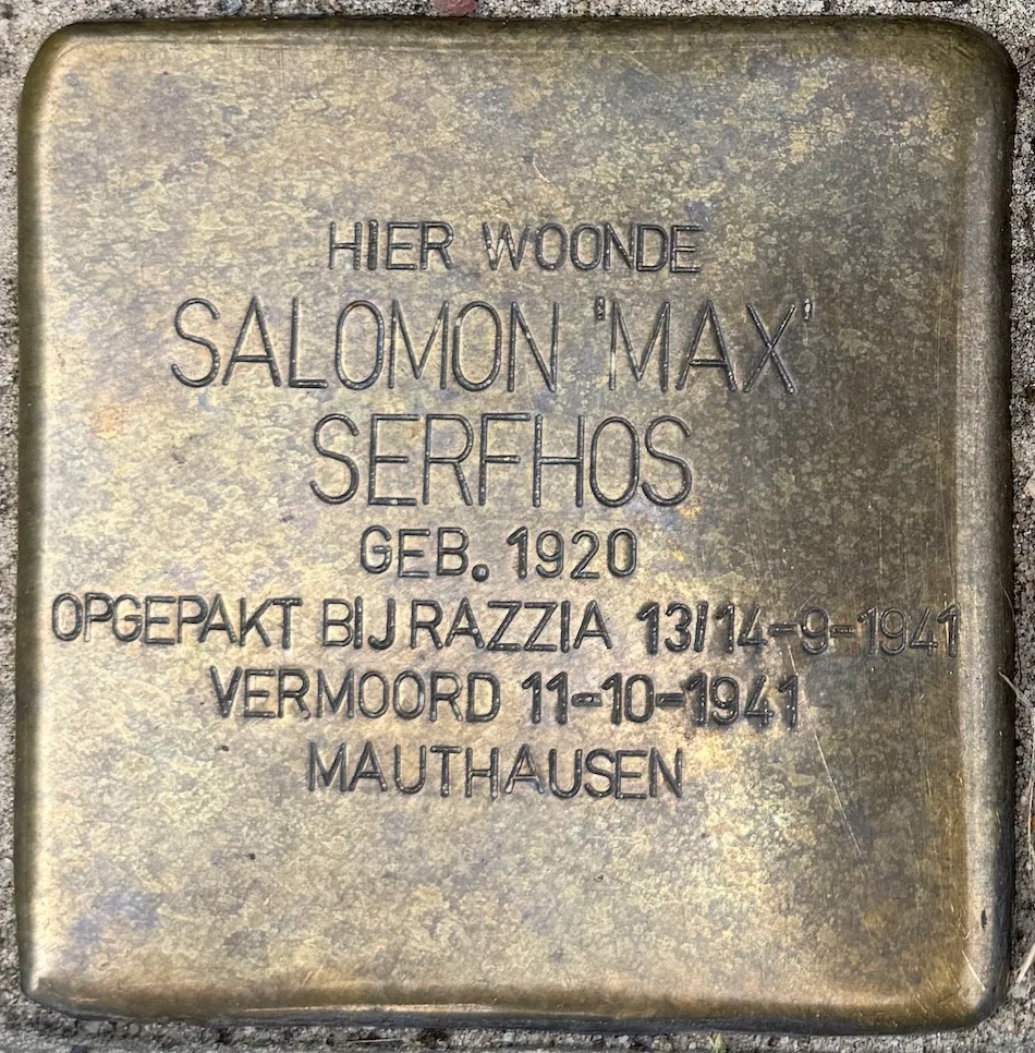 Struikelsteen voor Salomon Serfhos