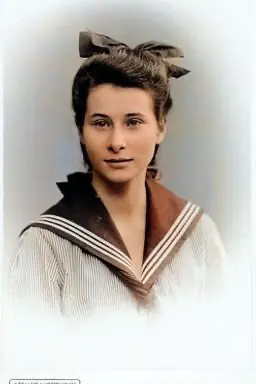 Portret van Clara Zander