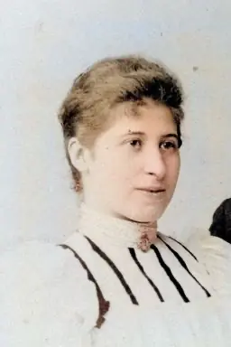 Portret van Gertrud Elise Zander-Simon