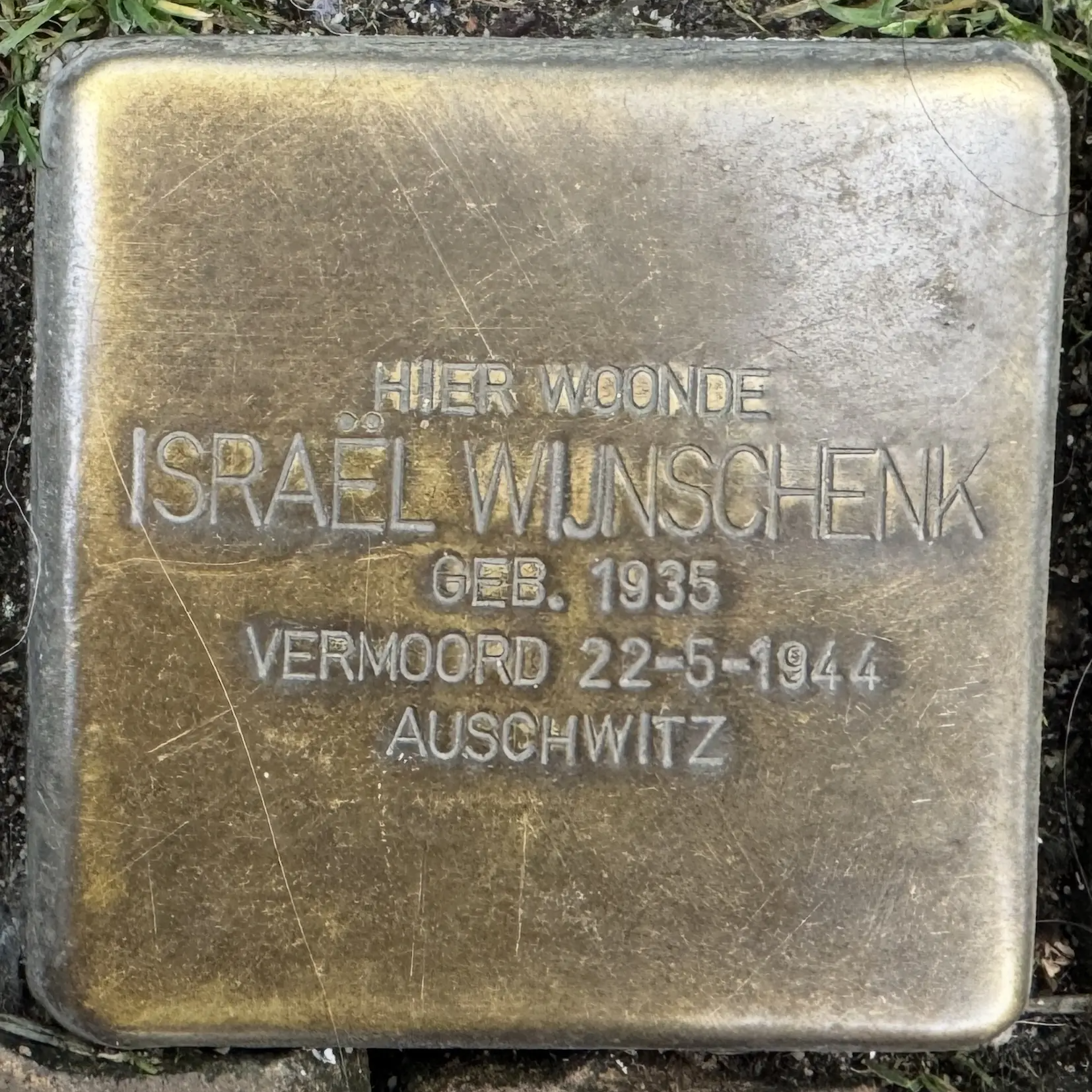 Struikelsteen voor Israël Wijnschenk