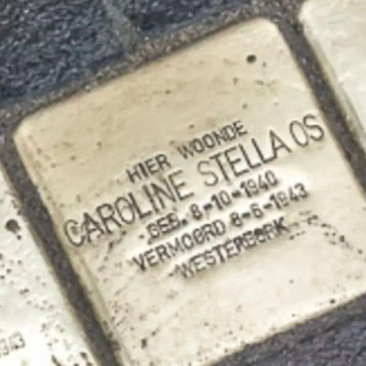 Struikelsteen voor Caroline Stella Os