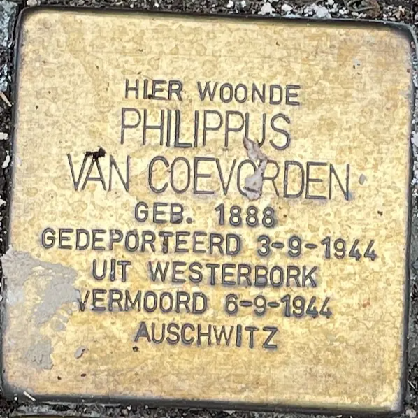 Struikelsteen voor Philippus van Coevorden