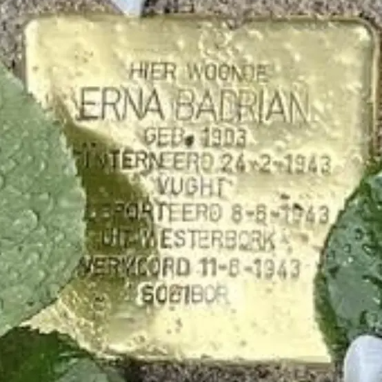 Struikelsteen voor Erna Kerpen-Badrian