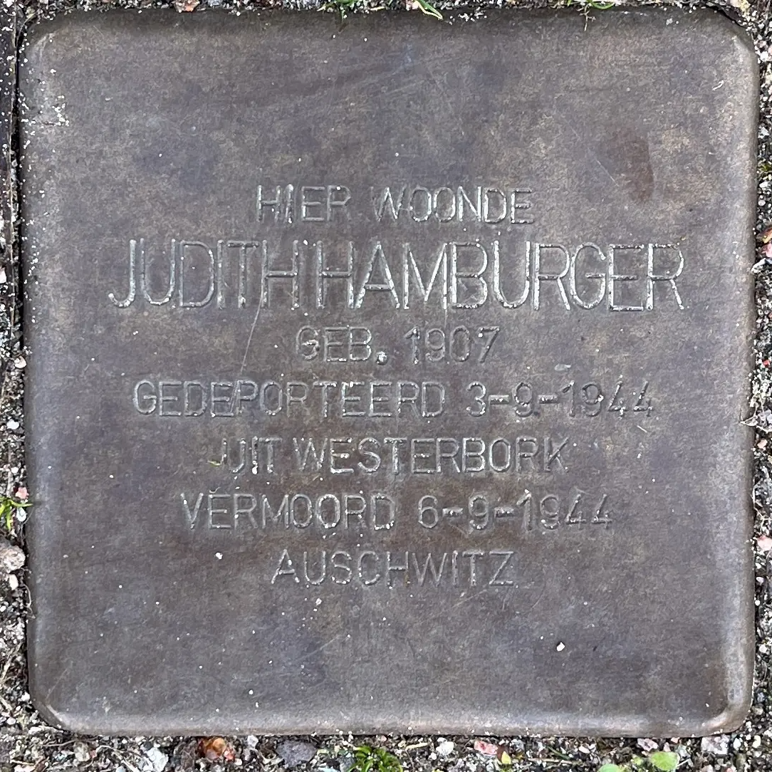 Struikelsteen voor Judith Hamburger
