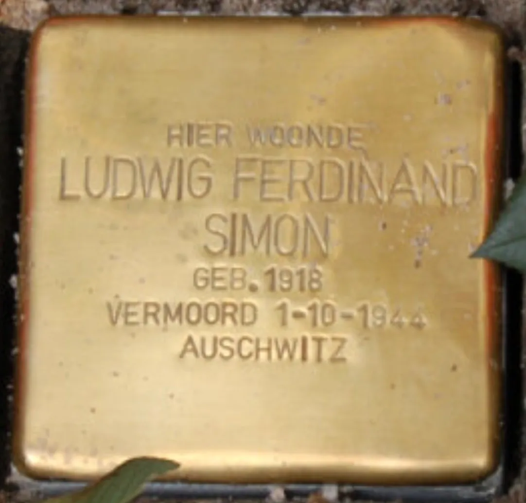 Struikelsteen voor Ludwig Ferdinand Simon