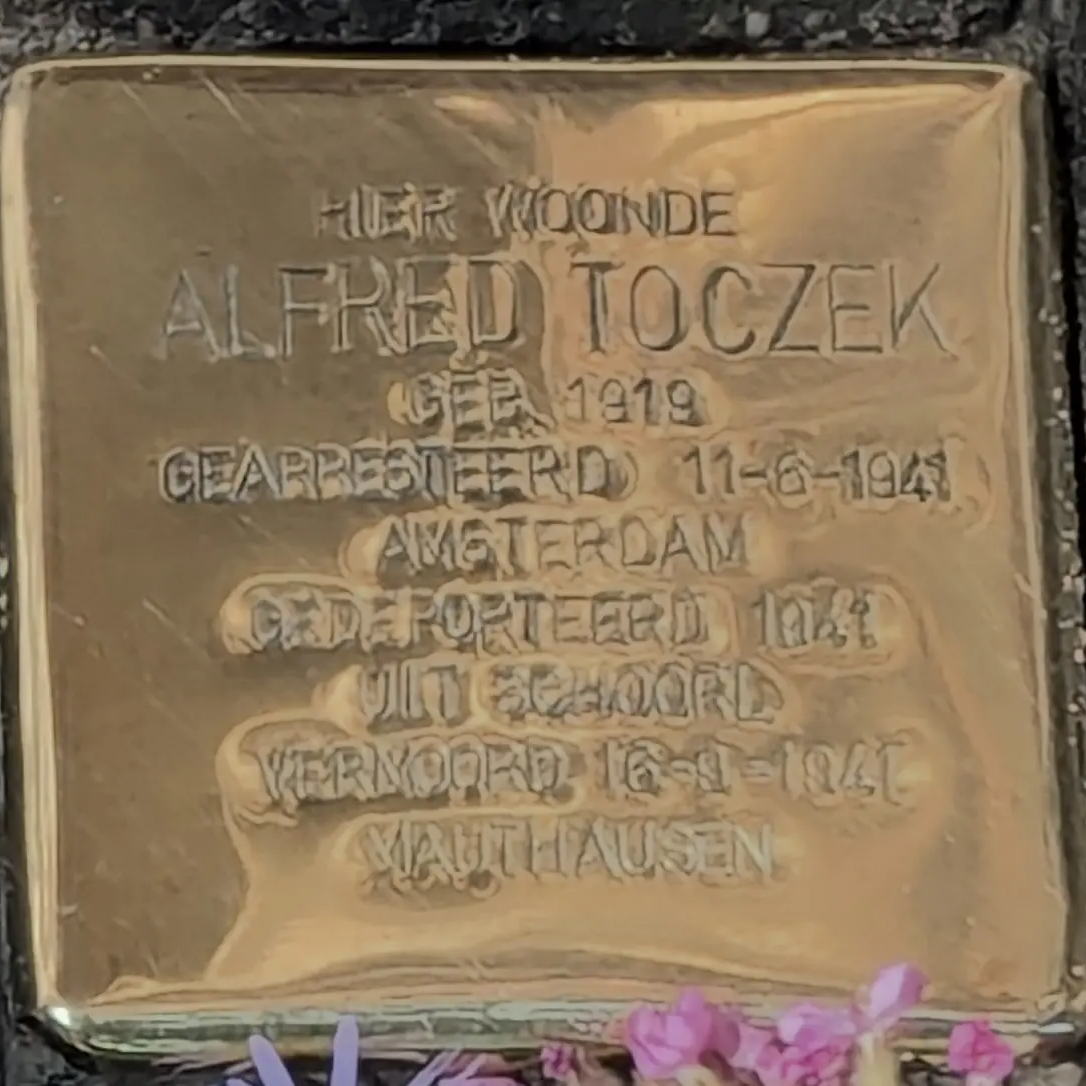 Struikelsteen voor Alfred Toczek