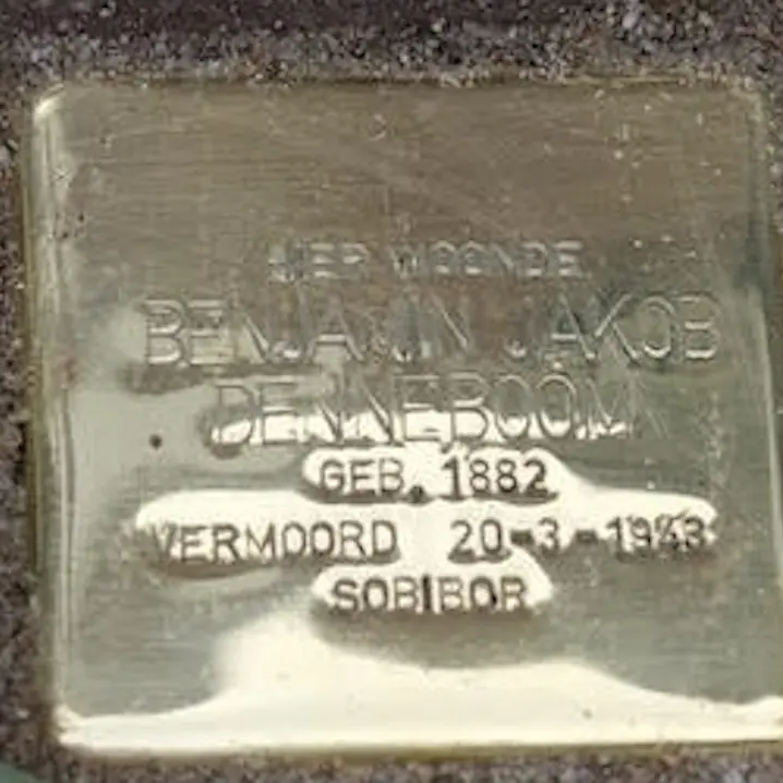 Struikelsteen voor Benjamin Jakob Denneboom